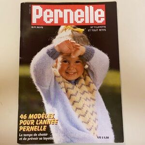 Vintage Pernelle Knitting Pattern Book for Baby and Toddler